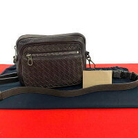 Bottega Veneta Leather Shoulder Bag Black Bottega Veneta Leather Shoulder Bag Black